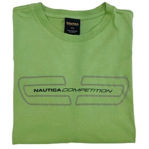 SOLD Nautica Competition Lime Green Logo T-Shirt